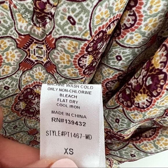 Stitch Fix Papermoon Top Womens XS Boho Sleeveless Halter Blouse - Picture 4 of 5